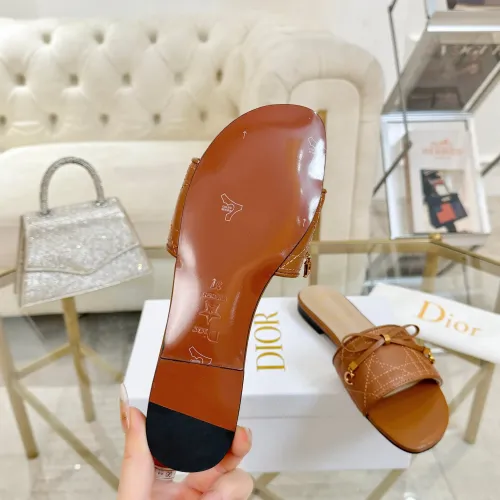 Replica Christian Dior Slippers For Women #1432136 $85.00 USD for Wholesale