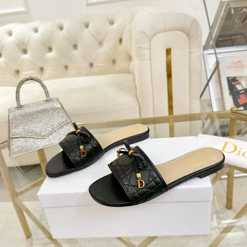 Wholesale Christian Dior Slippers For Women #1432137 $85.00 USD, Wholesale Quality Replica Christian Dior Slippers