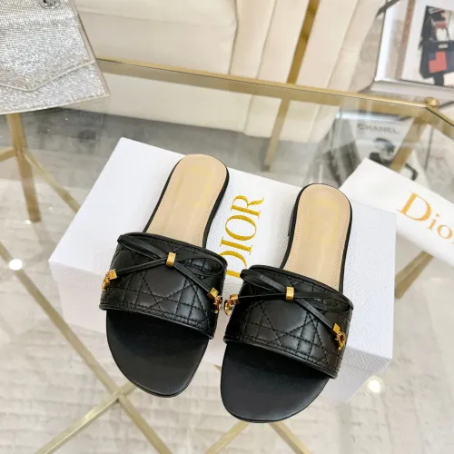 Replica Christian Dior Slippers For Women #1432137 $85.00 USD for Wholesale