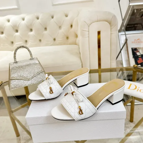 Wholesale Christian Dior Slippers For Women #1432138 $92.00 USD, Wholesale Quality Replica Christian Dior Slippers