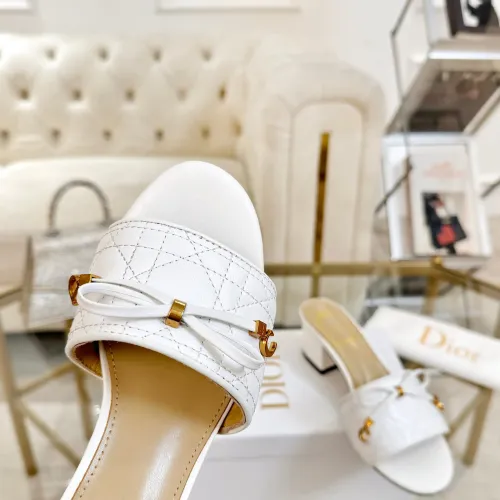 Replica Christian Dior Slippers For Women #1432138 $92.00 USD for Wholesale