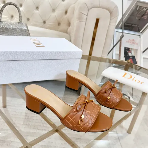 Replica Christian Dior Slippers For Women #1432140 $92.00 USD for Wholesale