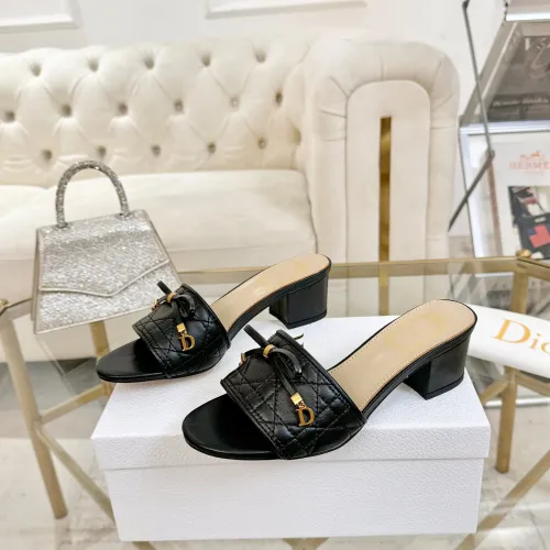 Wholesale Christian Dior Slippers For Women #1432141 $92.00 USD, Wholesale Quality Replica Christian Dior Slippers