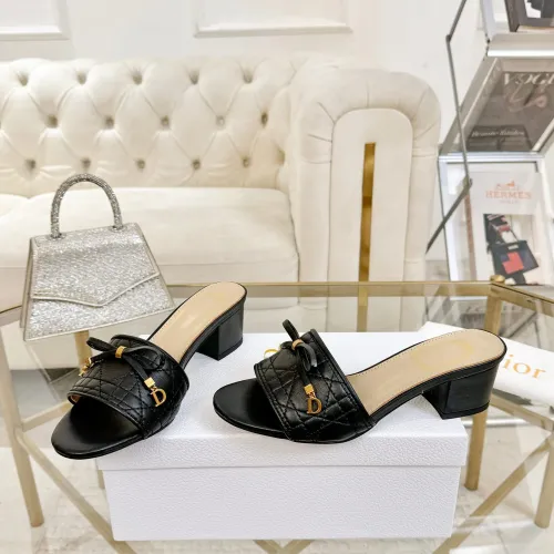 Replica Christian Dior Slippers For Women #1432141 $92.00 USD for Wholesale
