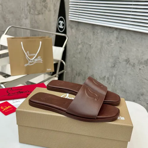 Replica Christian Louboutin CL Slippers For Women #1432221 $92.00 USD for Wholesale