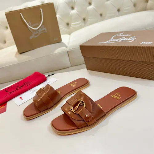 Wholesale Christian Louboutin CL Slippers For Women #1432223 $96.00 USD, Wholesale Quality Replica Christian Louboutin CL Slippers