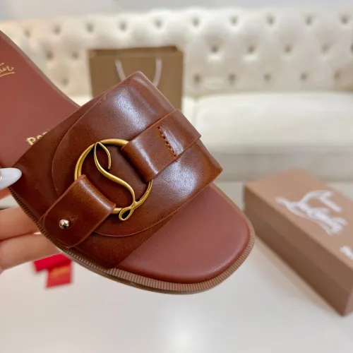 Replica Christian Louboutin CL Slippers For Women #1432223 $96.00 USD for Wholesale