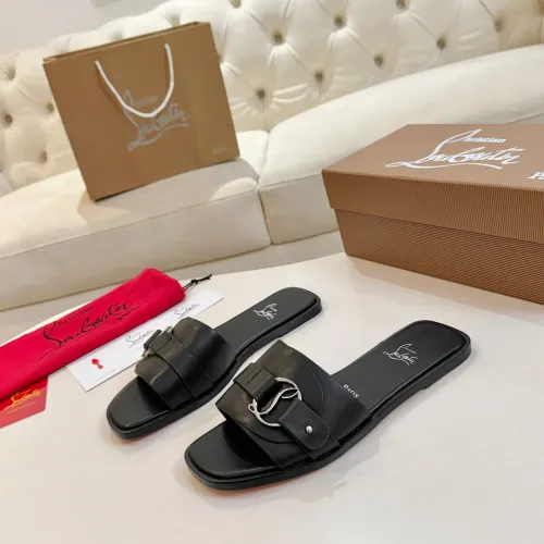 Wholesale Christian Louboutin CL Slippers For Women #1432224 $96.00 USD, Wholesale Quality Replica Christian Louboutin CL Slippers