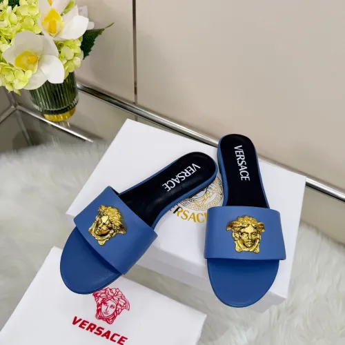 Replica Versace Slippers For Women #1432226 $82.00 USD for Wholesale