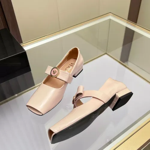 Wholesale Versace Flat Shoes For Women #1432229 $82.00 USD, Wholesale Quality Replica Versace Flat Shoes