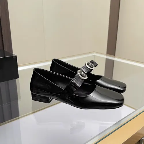 Replica Versace Flat Shoes For Women #1432233 $82.00 USD for Wholesale