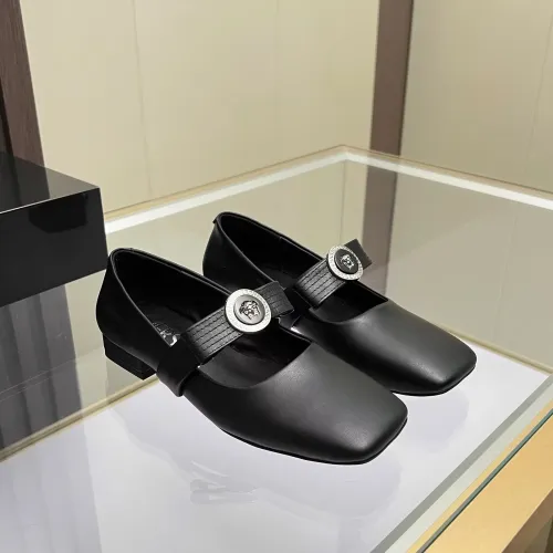 Replica Versace Flat Shoes For Women #1432234 $82.00 USD for Wholesale