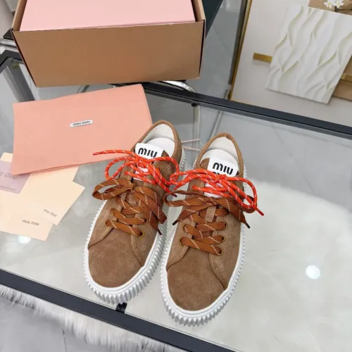 Replica MIU MIU Casual Shoes For Women #1432240 $96.00 USD for Wholesale