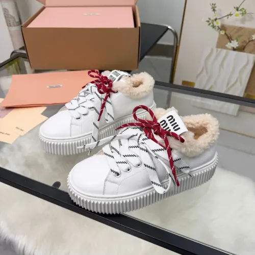 Wholesale MIU MIU Casual Shoes For Women #1432241 $100.00 USD, Wholesale Quality Replica MIU MIU Casual Shoes