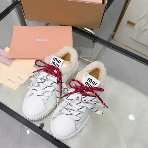 Replica MIU MIU Casual Shoes For Women #1432241 $100.00 USD for Wholesale