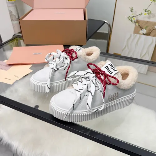 Wholesale MIU MIU Casual Shoes For Women #1432242 $100.00 USD, Wholesale Quality Replica MIU MIU Casual Shoes