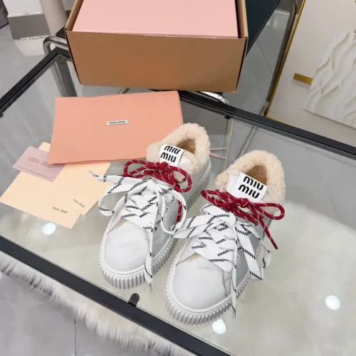 Replica MIU MIU Casual Shoes For Women #1432242 $100.00 USD for Wholesale