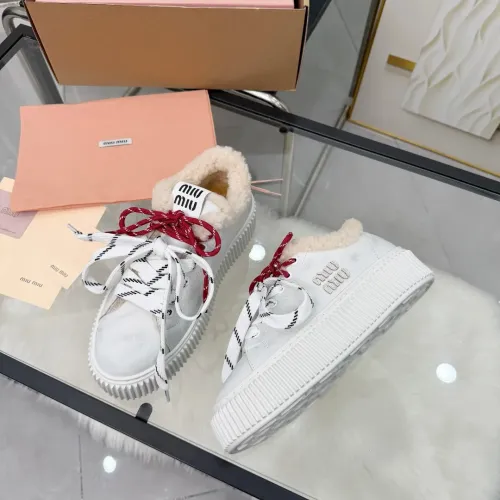 Replica MIU MIU Casual Shoes For Women #1432242 $100.00 USD for Wholesale