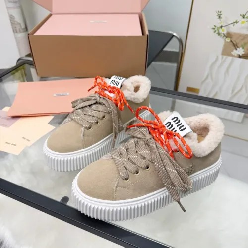 Wholesale MIU MIU Casual Shoes For Women #1432243 $100.00 USD, Wholesale Quality Replica MIU MIU Casual Shoes