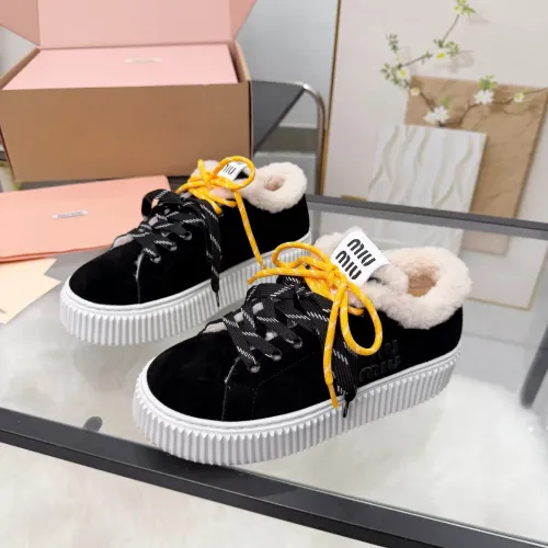 Wholesale MIU MIU Casual Shoes For Women #1432244 $100.00 USD, Wholesale Quality Replica MIU MIU Casual Shoes