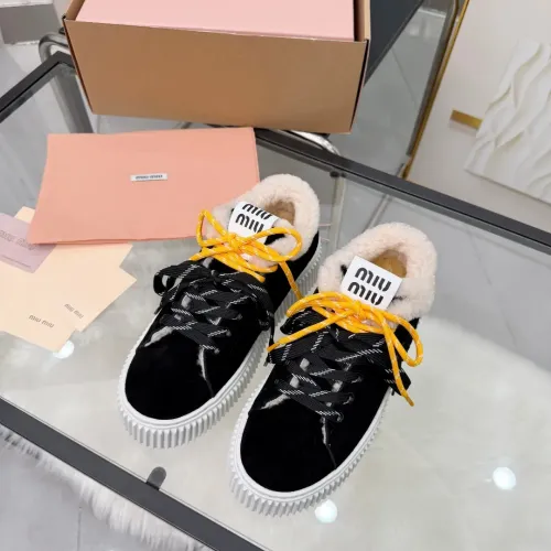 Replica MIU MIU Casual Shoes For Women #1432244 $100.00 USD for Wholesale