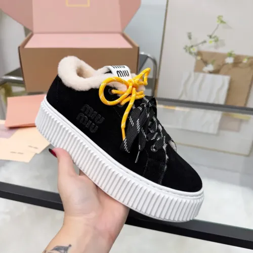 Replica MIU MIU Casual Shoes For Women #1432244 $100.00 USD for Wholesale