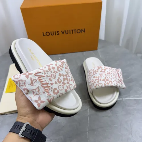 Wholesale Louis Vuitton Slippers For Women #1432259 $76.00 USD, Wholesale Quality Replica Louis Vuitton Slippers