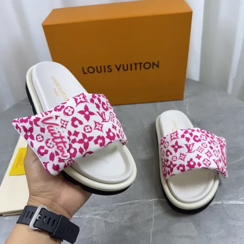 Wholesale Louis Vuitton Slippers For Men #1432262 $76.00 USD, Wholesale Quality Replica Louis Vuitton Slippers