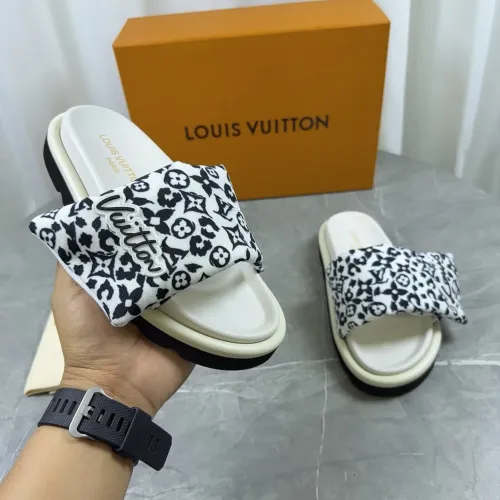 Wholesale Louis Vuitton Slippers For Men #1432264 $76.00 USD, Wholesale Quality Replica Louis Vuitton Slippers