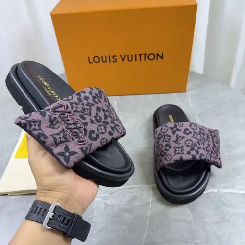 Wholesale Louis Vuitton Slippers For Women #1432265 $76.00 USD, Wholesale Quality Replica Louis Vuitton Slippers