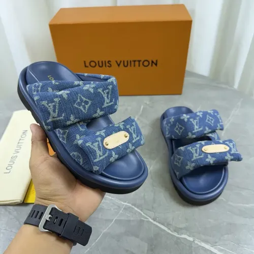 Wholesale Louis Vuitton Slippers For Women #1432271 $82.00 USD, Wholesale Quality Replica Louis Vuitton Slippers