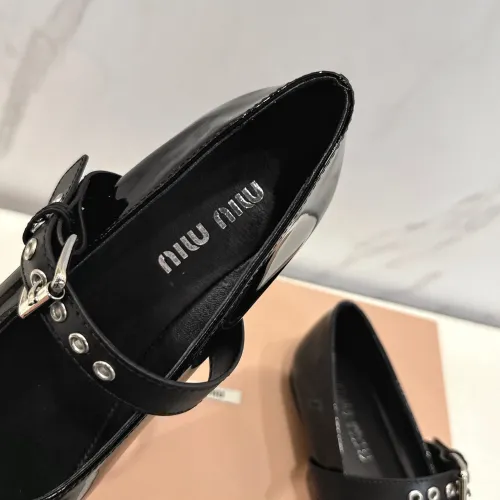 Replica MIU MIU Flat Shoes For Women #1432290 $96.00 USD for Wholesale