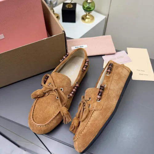 Wholesale MIU MIU Casual Shoes For Women #1432481 $92.00 USD, Wholesale Quality Replica MIU MIU Casual Shoes