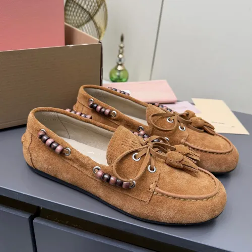 Replica MIU MIU Casual Shoes For Women #1432481 $92.00 USD for Wholesale