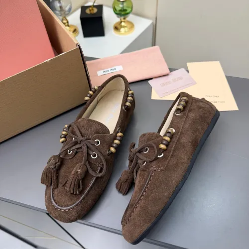 Wholesale MIU MIU Casual Shoes For Women #1432482 $92.00 USD, Wholesale Quality Replica MIU MIU Casual Shoes
