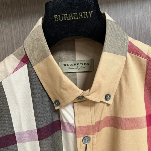 Replica Burberry Shirts Long Sleeved For Men #1432619 $60.00 USD for Wholesale