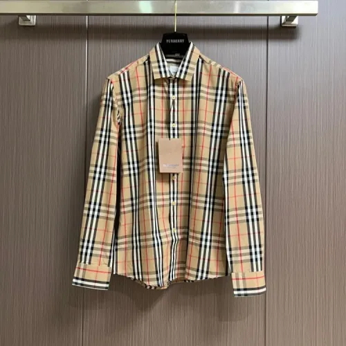 Wholesale Burberry Shirts Long Sleeved For Men #1432624 $64.00 USD, Wholesale Quality Replica Burberry Shirts