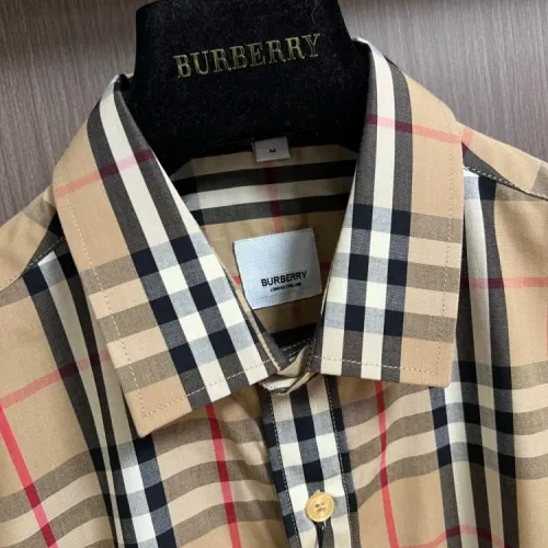 Replica Burberry Shirts Long Sleeved For Men #1432624 $64.00 USD for Wholesale