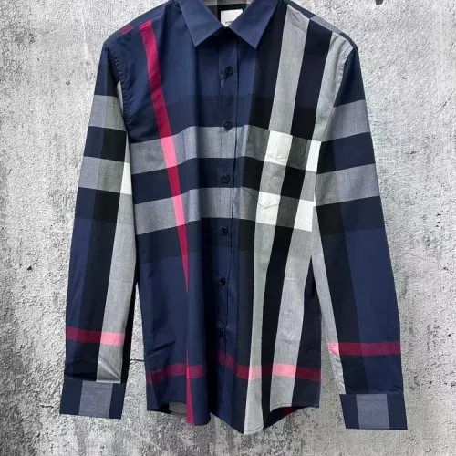Wholesale Burberry Shirts Long Sleeved For Men #1432628 $60.00 USD, Wholesale Quality Replica Burberry Shirts