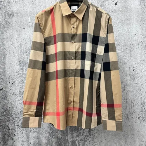 Wholesale Burberry Shirts Long Sleeved For Men #1432629 $60.00 USD, Wholesale Quality Replica Burberry Shirts