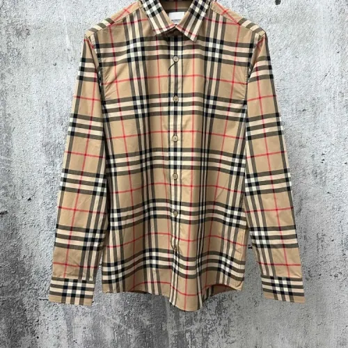 Wholesale Burberry Shirts Long Sleeved For Men #1432640 $64.00 USD, Wholesale Quality Replica Burberry Shirts