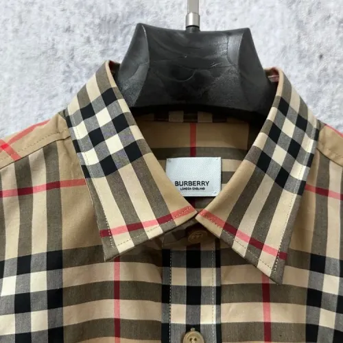 Replica Burberry Shirts Long Sleeved For Men #1432640 $64.00 USD for Wholesale