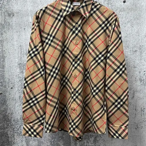 Wholesale Burberry Shirts Long Sleeved For Men #1432641 $64.00 USD, Wholesale Quality Replica Burberry Shirts