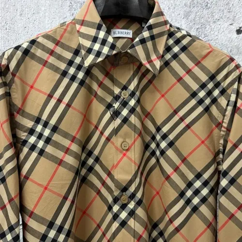 Replica Burberry Shirts Long Sleeved For Men #1432641 $64.00 USD for Wholesale