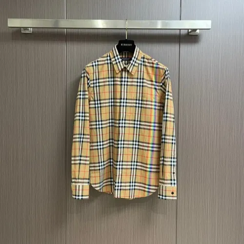 Wholesale Burberry Shirts Long Sleeved For Men #1432644 $64.00 USD, Wholesale Quality Replica Burberry Shirts
