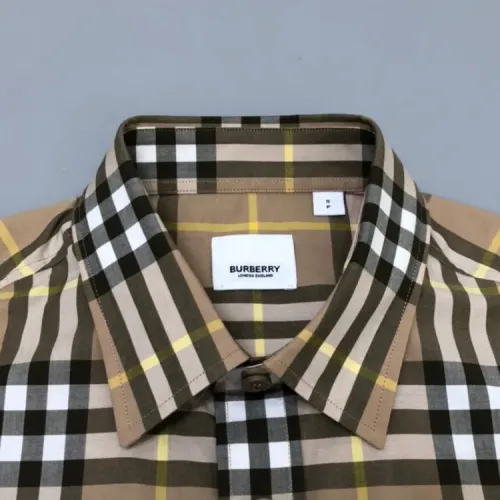 Replica Burberry Shirts Long Sleeved For Men #1432645 $72.00 USD for Wholesale
