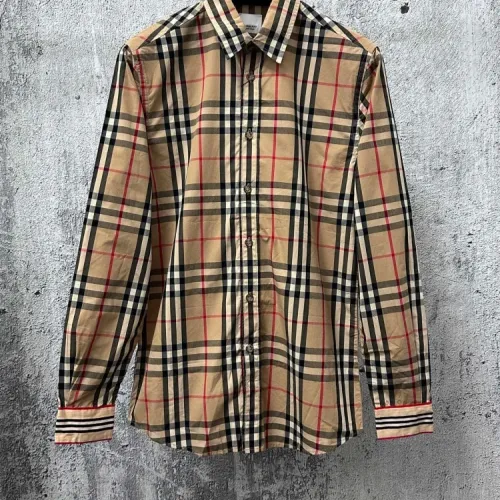 Wholesale Burberry Shirts Long Sleeved For Men #1432646 $72.00 USD, Wholesale Quality Replica Burberry Shirts
