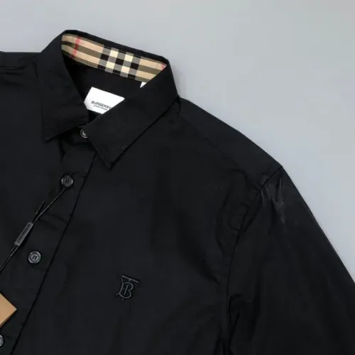 Replica Burberry Shirts Long Sleeved For Men #1432658 $72.00 USD for Wholesale