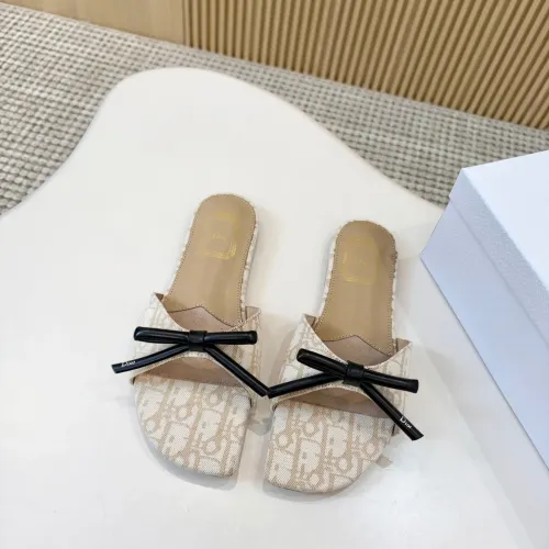 Replica Christian Dior Slippers For Women #1432660 $82.00 USD for Wholesale