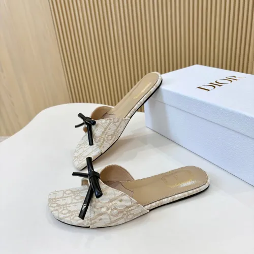 Replica Christian Dior Slippers For Women #1432660 $82.00 USD for Wholesale